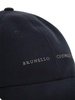 Brunello Cucinelli Cotton Canvas Baseball Cap With Embroidery