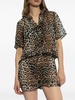 Ganni Leopard Print Blouse