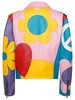 Moschino Jeans Multicolor Sheepskin Biker Jacket