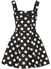 Dolce & Gabbana Dots Print Cotton Mini Dress