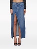 Alexander Wang Bonded Seams Long Crossover Skirt