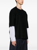 Dries Van Noten Corrow 9261 Black/ Blue Sweater