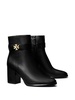 Tory Burch T Lock Leather Ankle Boots