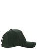 Mc2 Saint Barth Green Wool Baseball Cap With St. Barth Ski Print