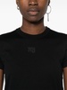 Alexander Wang Essential Jsy Shrunk Tee W/Puff Logo & Bound Neck