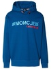 Moncler Grenoble Blue Cotton Sweatshirt Man