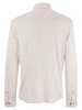 Brunello Cucinelli Linen And Cotton Blend Leisure Fit Shirt With Press Studs And Pockets