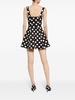 Dolce & Gabbana Dots Print Cotton Mini Dress