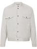 Emporio Armani Striped Cotton Blouson Jacket