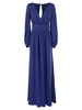 MAX MARA Elegance in Blue: Silk Georgette Dress for Women