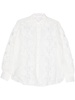 Zimmermann Halliday Shirt In Floral Lace