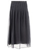 Brunello Cucinelli Tulle Skirt With Pleats