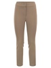 Peserico Skinny Fit Trousers In Viscose And Cotton