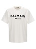 Balmain Logo Print T Shirt