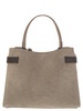 Brunello Cucinelli Suede Bag With Precious Bands