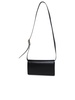 Jil Sander All Day Crossbody Bag In Black Leather Woman