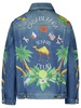 Casablanca Blue Denim Jacket Woman