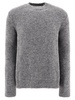 MéLange-Effect Sweater Knitwear Grey