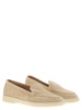 Santoni Suede Moccasin