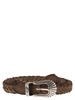 Alberto Luti Suede Braided Belt