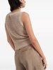 Brunello Cucinelli Open Knit Cotton Top