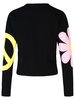 Moschino Jeans Black Viscose Blend Sweater