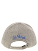 Mc2 Saint Barth Grey Wool Baseball Cap With Christmas Holiday Print