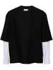 Dries Van Noten Corrow 9261 Black/ Blue Sweater