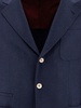 Brunello Cucinelli Wool, Silk And Cashmere Diagonal Deconstructed Blazer With Patch Pockets