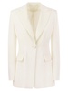 Max Mara Plinio Single Breasted Cady Tuxedo Jacket