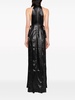 Ludovic De Saint Sernin Halter Neck Long Dress