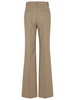 Sportmax 'Teso' Brown Virgin Wool Blend Pants