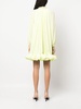 Lanvin Ls Midi Dress With Ruffles Clothing