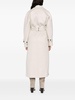 Hand-crafted coat in cashmere double beaver cloth with monili