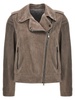 Brunello Cucinelli Biker Zipped Jacket