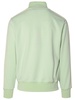 Green Polyester Sporty Sweatshirt