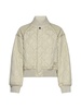 BURBERRY Trendy Beige Bomber Jacket for Women - 24SS Collection