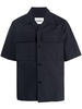 Jil Sander Short-Sleeved Overshirt With Patch Pockets