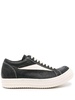 Vintage Low grained-leather and suede low-top trainers