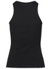 Blumarine Black Cotton Tank Top Woman