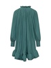 Lanvin Long Sleeved Gathered Flared Dress