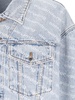 Alexander Wang Logo Printed Denim Jacket