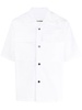 Jil Sander Short-Sleeved Overshirt With Patch Pockets