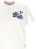 Thom Browne 'Rose' White Cotton T-Shirt Woman