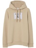 Burberry Logo Patch Drawstring Hoodie