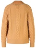 Max Mara 'Micio' Beige Wool Blend Cardigan Woman