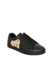 teddy motif low-top sneakers