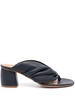 Forte_Forte Nappa Leather Heeled Thong Sandals Shoes