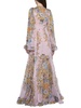 Etro Allover Floral Printed V-Neck Maxi Dress