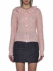 Alessandra Rich Embellished Knitted Cardigan